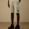 Cargoshorts i diagonal bomullsfleece