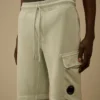 Cargoshorts i diagonal bomullsfleece