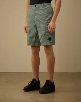 Chrome-R Lens Boxy Cargo-shorts