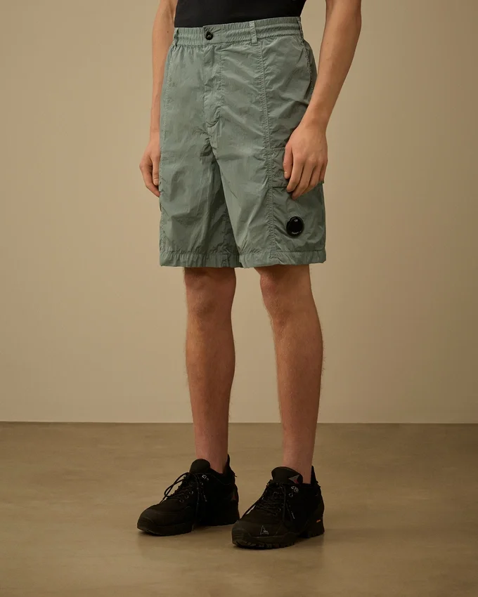 Chrome-R Lens Boxy Cargo-shorts