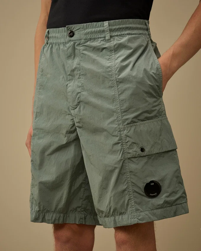Chrome-R Lens Boxy Cargo-shorts