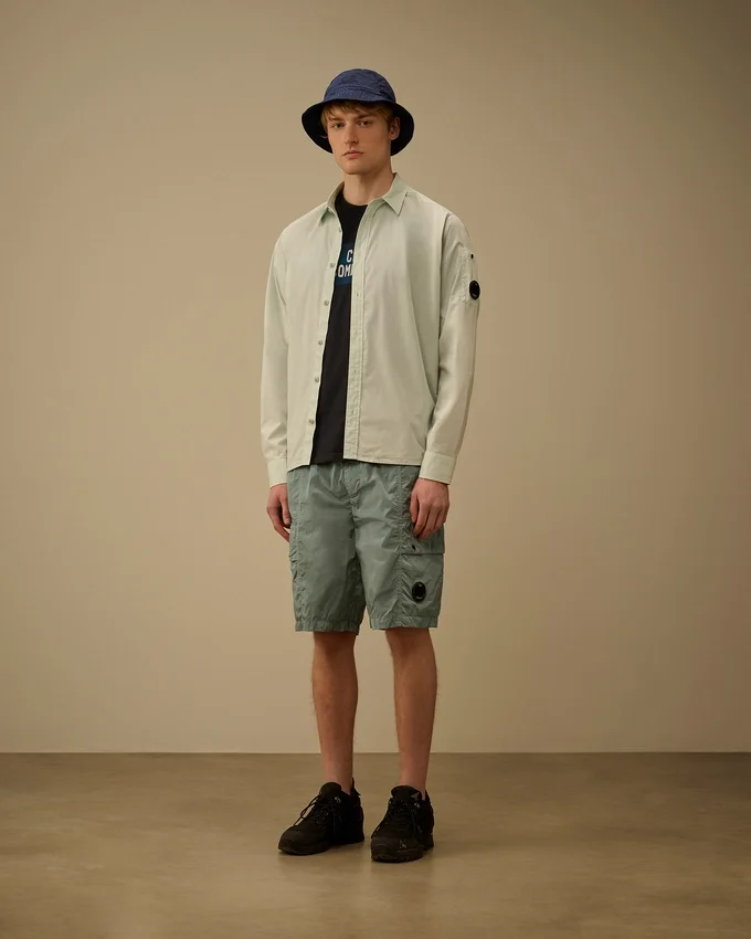 Chrome-R Lens Boxy Cargo-shorts
