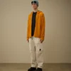 Diagonal Raised Fleece Goggle-Sweatshirt