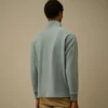 Diagonal Raised Fleece-Sweatshirt med halv dragkedja
