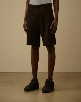 Diagonala, upphöjda fleece-cargoshorts