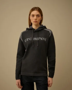 Dubbelfärgad hoodie i bomullschenille