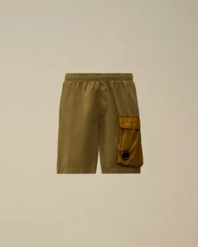 Flatt Nylon cargo swim shorts med blandade linser