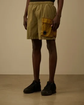 Flatt Nylon cargo swim shorts med blandade linser