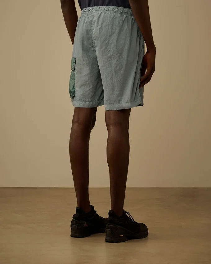 Flatt Nylon cargo swim shorts med blandade linser