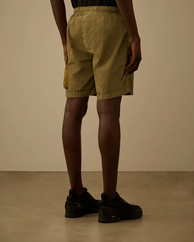 Flatt Nylon cargo swim shorts med blandade linser