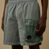 Flatt Nylon cargo swim shorts med blandade linser