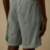 Flatt Nylon cargo swim shorts med blandade linser
