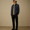 Flatt Nylon Mixed Button Lens-jacka