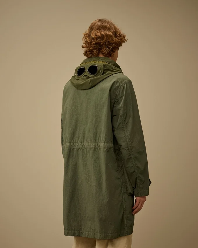 Flatt Nylon Mixed Goggle Parka