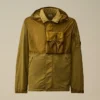 Flatt Nylon Mixed Hooded Lens Jacket