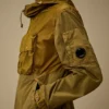 Flatt Nylon Mixed Hooded Lens Jacket