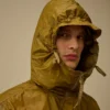 Flatt Nylon Mixed Hooded Lens Jacket