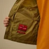 Flatt Nylon Mixed Hooded Lens Jacket