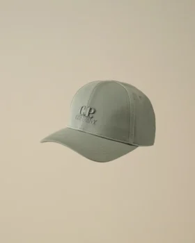 Gabardine-keps med logotyp