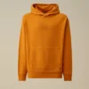 Huvsweatshirt i diagonal bomullsfleece