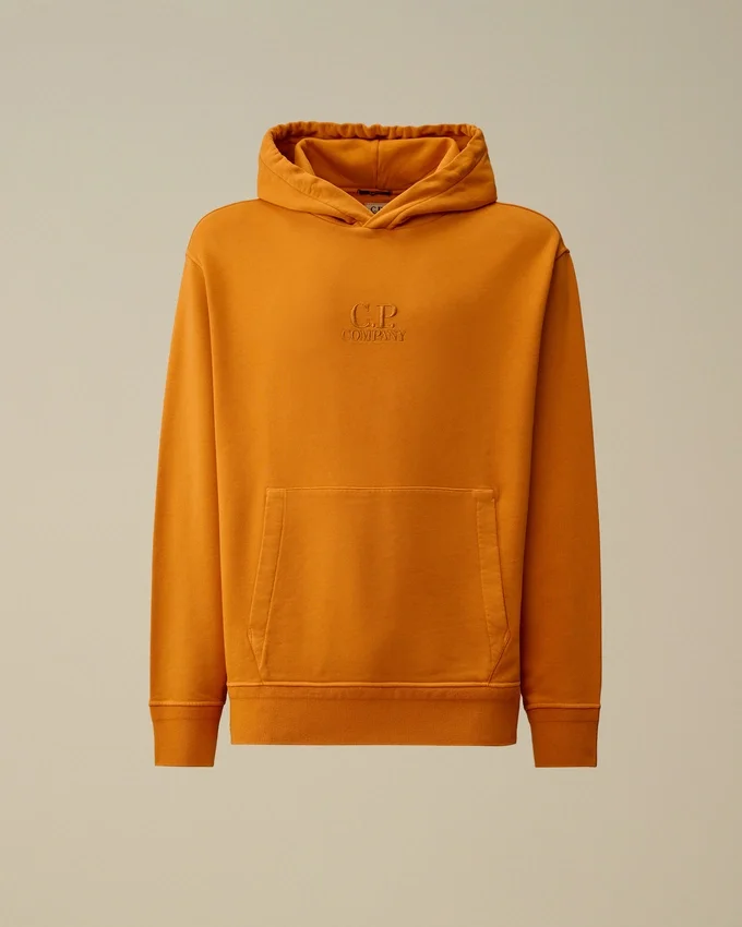 Huvsweatshirt i diagonal bomullsfleece