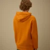 Huvsweatshirt i diagonal bomullsfleece