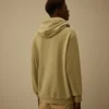 Huvsweatshirt i diagonal bomullsfleece med Lens-glasögon