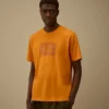Jersey 30/1 kortärmad T-shirt med logotypetikett