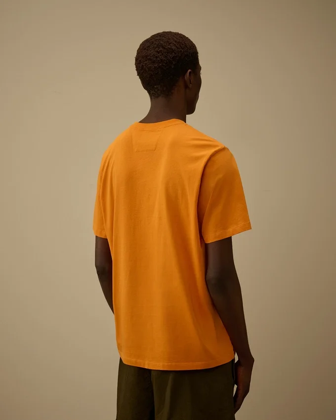 Jersey 30/1 kortärmad T-shirt med logotypetikett