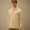 Kammad jersey 10/2, boxig Sweatshirt med dragkedja