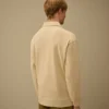 Kammad jersey 10/2, boxig Sweatshirt med dragkedja