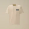 Kompakt 20/1 jersey-skjorta med kort ärm och logotyp