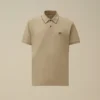 Kortärmad logopolo i stretchpiqué