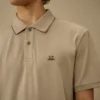 Kortärmad logopolo i stretchpiqué