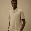 Kortärmad polotröja i stretchpiqué