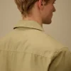 Kortärmad skjorta i poplin med boxig passform
