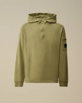 Lätt fleece-Sweatshirt med halv dragkedja