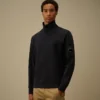 Lätt fleece-Sweatshirt med halv dragkedja