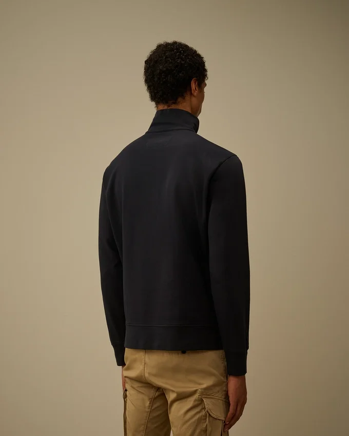 Lätt fleece-Sweatshirt med halv dragkedja