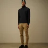 Lätt fleece-Sweatshirt med halv dragkedja