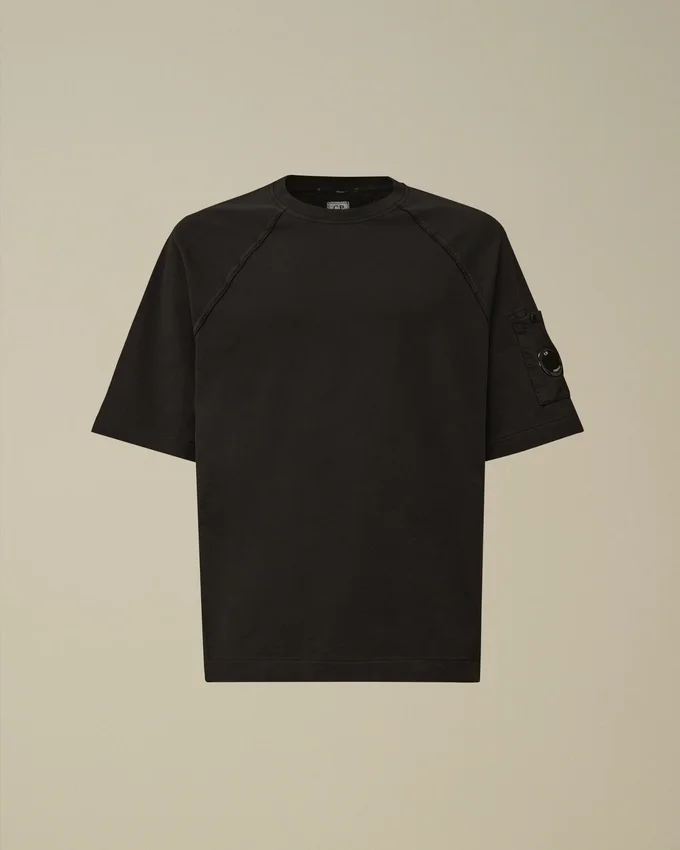 Lätt fleece-Sweatshirt med korta ärmar