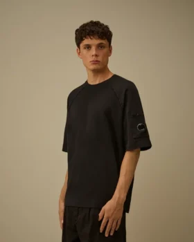 Lätt fleece-Sweatshirt med korta ärmar