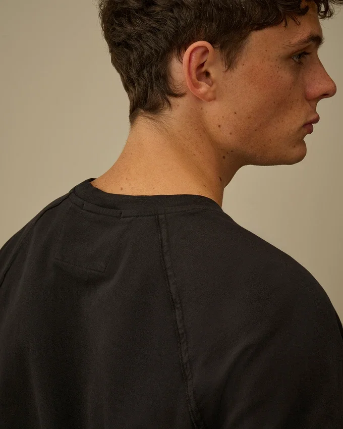 Lätt fleece-Sweatshirt med korta ärmar
