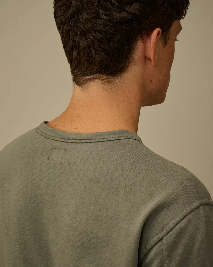 Lätt fleece-Sweatshirt med rund hals