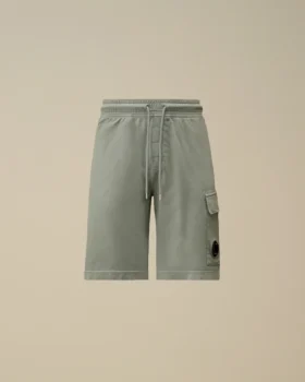 Lätta fleece-cargoshorts med Lens-design