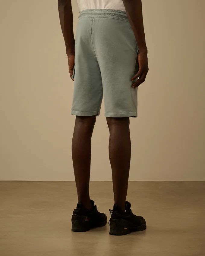 Lätta fleece-cargoshorts med Lens-design