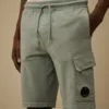 Lätta fleece-cargoshorts med Lens-design