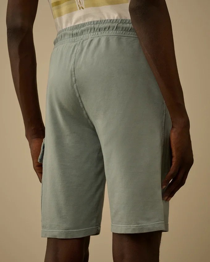 Lätta fleece-cargoshorts med Lens-design