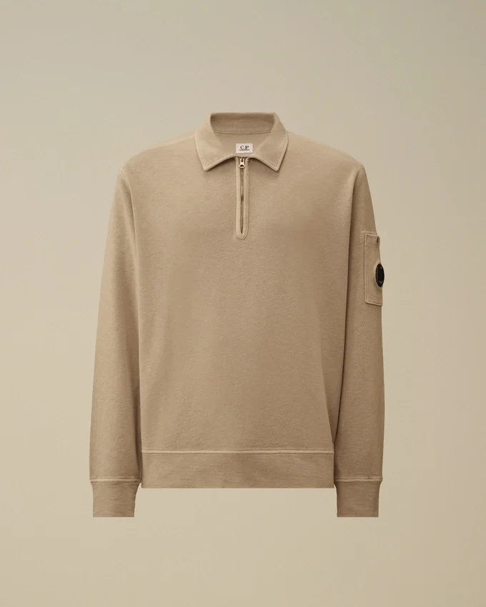 Malfilè Fleece Lens-tröja med halv dragkedja