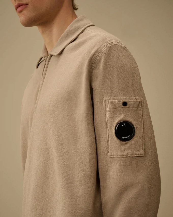 Malfilè Fleece Lens-tröja med halv dragkedja